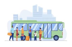 Ilustrasi transportasi perkotaan (Sumber: Freepik)